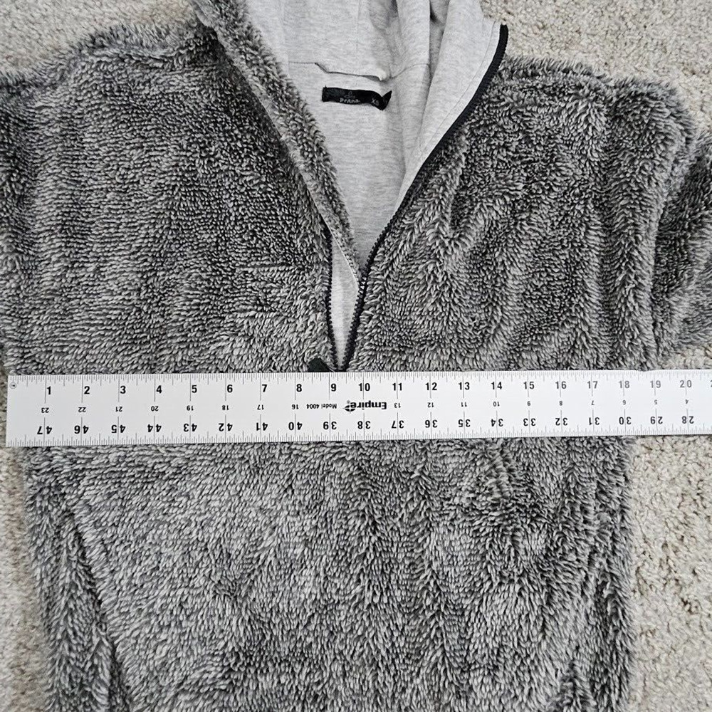 Prana Permafrost Hoodie 1/2 Zip Pullover Pockets Cotton Blend Lining Size XS - Picture 7 of 11